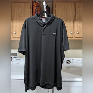 Tesla Brand Short Sleeve Polo Unisex Size 4X